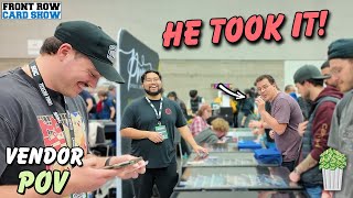 He STOLE Our Mic to FINISH THIS DEAL! | Pokemon Vendor POV