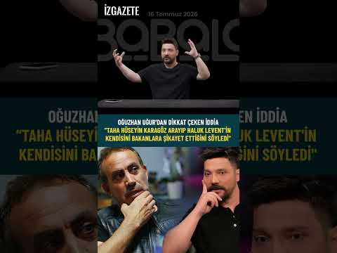 Haluk Levent Bakanlara Seni Kötülüyor Oğuzhan Uğur dan Gözaltı Öncesi İfşa #haluklevent #oğuzhanuğur