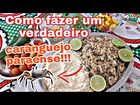 Typical cuisine: Crab with Pará farofa!!!!