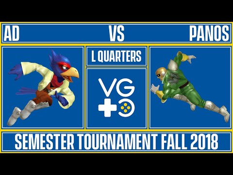 UD Semester Tournament Fall 2018 - Singles - L Quarters - AD (Falco) vs. NBR | BCe | Panos (Falcon)