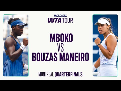 Victoria Mboko vs. Jessica Bouzas Maneiro | 2025 Montreal Quarterfinal | WTA Match Highlights