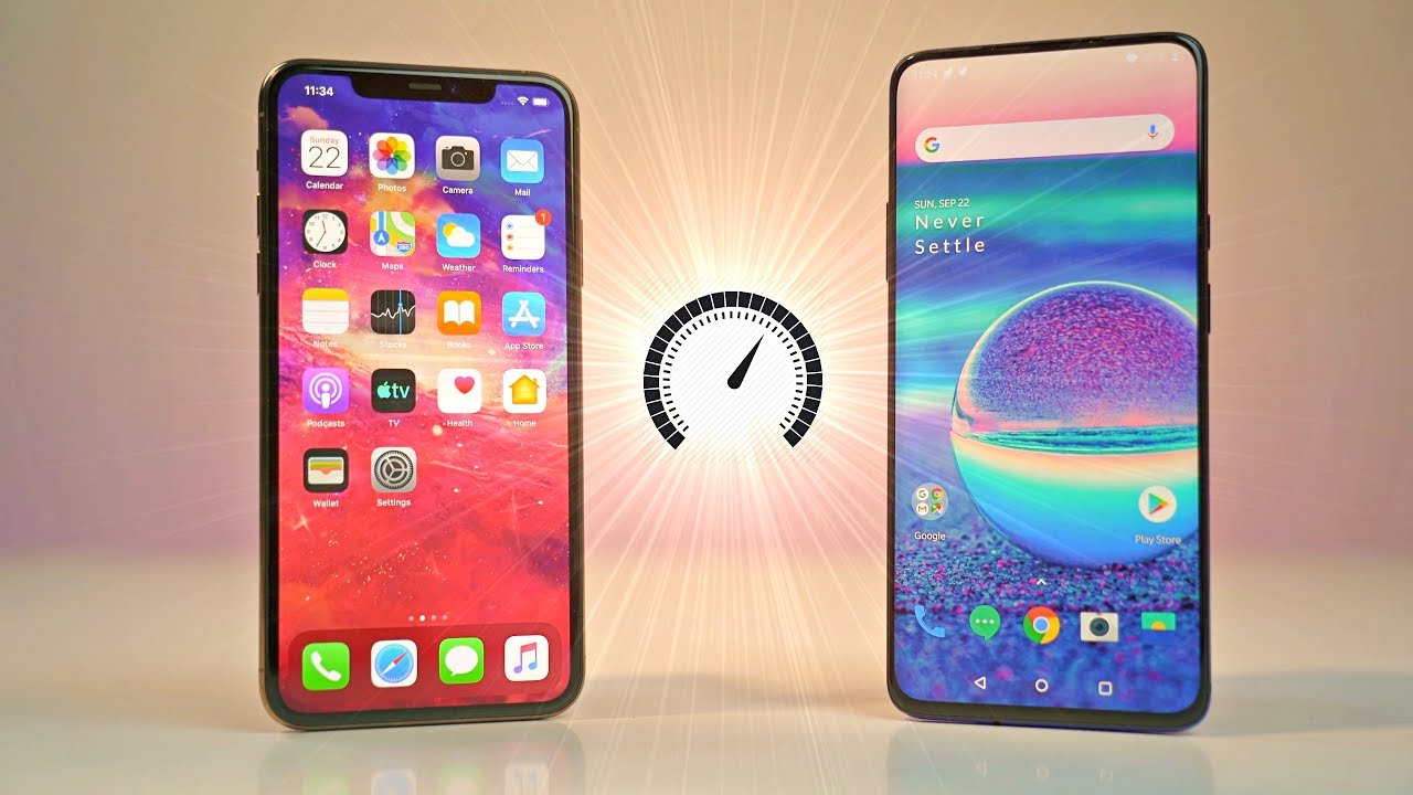 iPhone 11 Pro Max vs OnePlus 7 Pro - Speed Test! *WOW*