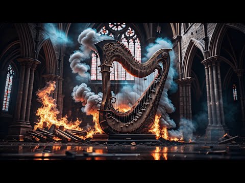 432HZ Tibetan - Celestial Harp Music | Music For Study & Concentration