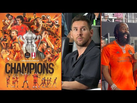 Houston Dynamo Champion 🏆 Messi out of U.S. Open Cup final | Scenes