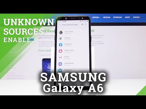 How to Allow Unknown Sources on SAMSUNG Galaxy A6 – Download And Install Apps From Unknown Sources