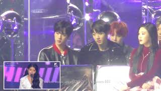 Download lagu JUNGKOOK reaction to IU speech @MMA2017 mp3
