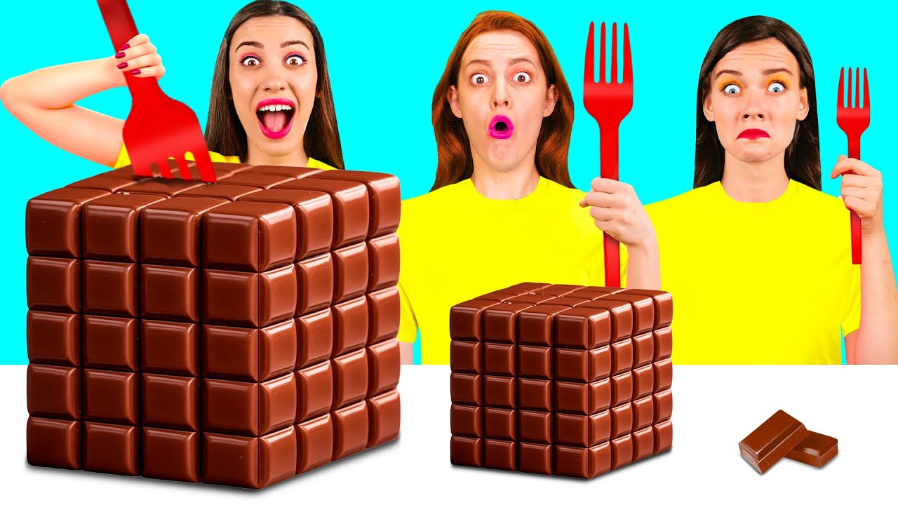 大・中・小フードチャレンジ | いたずら戦争 RaPaPa Challenge