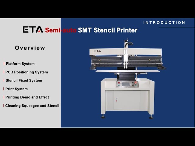 Semi-auto SMT PCB Printing Machine