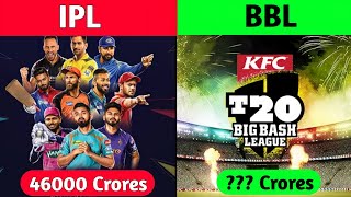 Which league is Better IPL or BBL ? | IPL vs BBL Full Comparison 2022 - Brand Value, Board Earning