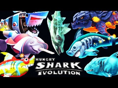SHARKELEON + ALL SPECIAL SHARKS (HUNGRY SHARK EVOLUTION)