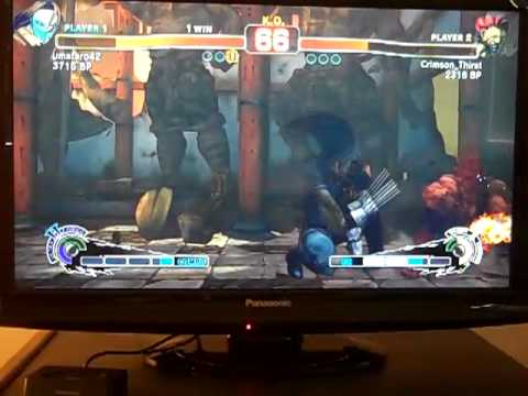 SSF4 - umataro42 vs Crimson_Thirst 004 (Vega vs Akuma)