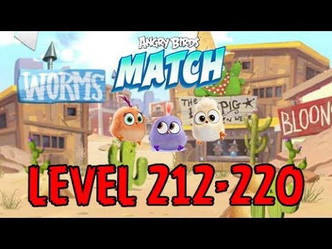 Angry Birds Match - LEVEL 212-220 - MILD WEST - MADISON - Gameplay - EP17