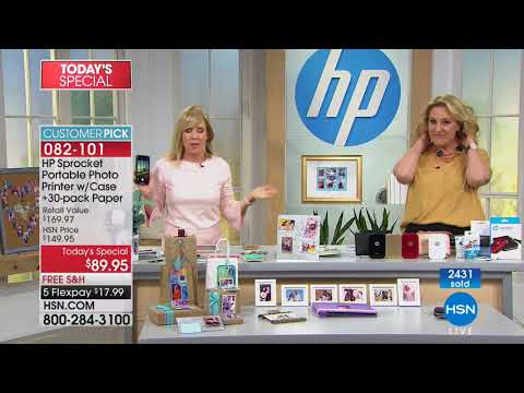 HSN | HP Sprocket Photo Solutions 08.06.2018 - 12 AM