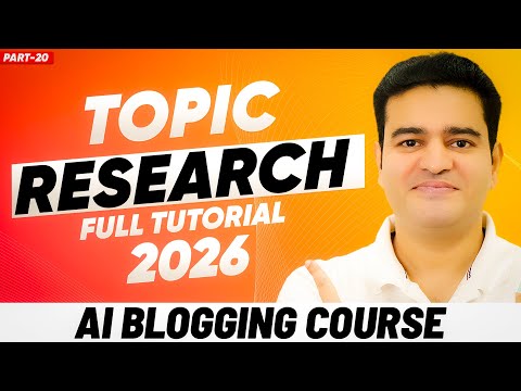 AI Blogging Full Course in Hindi 2026 by Marketing Fundas aiblogging bloggingcourse