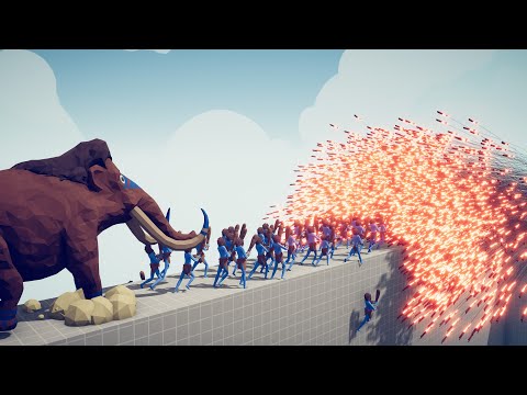100x CLUBBERS & MAMMOTH vs EVERY GOD - Totally Accurate Battle Simulator TABS