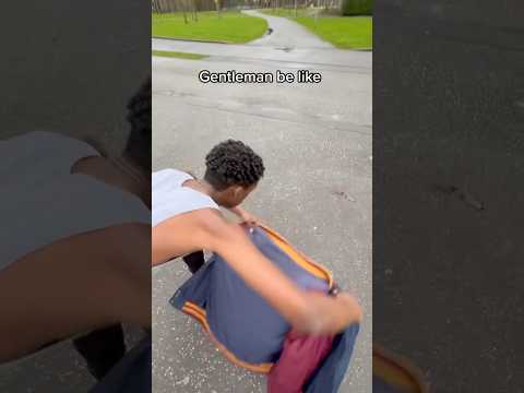 Een echte gentleman be like 🤣