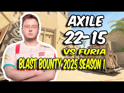 BetBoom Ax1Le (22/15) vs FURIA (Mirage) BLAST Bounty 2025 Season 1 | CS2 POV