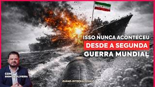 NEVER SEEN SINCE WORLD WAR II: US TORPEDO SPLIT IRAN WARSHIP IN HALF