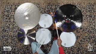 Video thumbnail for Meinl 22" Byzance Brilliant Heavy Hammered Ride Cymbal - 4162g (B22HHR-B-1122221M) by Memphis Drum Shop