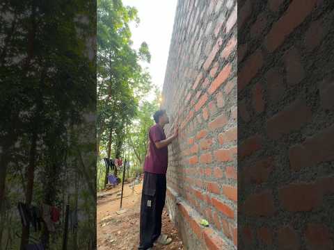 എന്റെ വീടിന്റെ തറ പണി കഴിഞ്ഞ് ഇപ്പോൾ മുകളിലോട്ട് കെട്ടാൻ തുടങ്ങി. ❤️🏠 #shorts