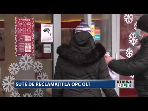 SUTE DE RECLAMATII LA OPC OLT 0801