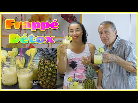 Frappé D'Ananas et Concombre -