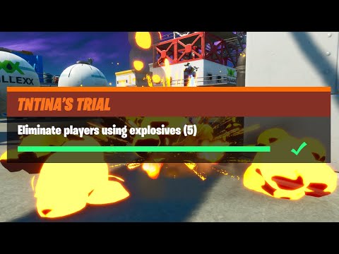 Eliminate Players Using Explosives (5) - Fortnite TNTina's Trial Challenges