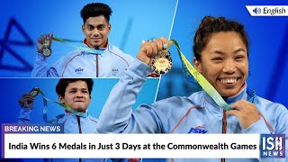 India Wins 6 Medals in Just 3 Days at the Commonwealth Games