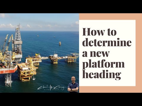 How to determine a new platform heading for Jack Up Drilling Rig