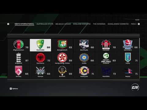 Cricket 26 Patch File for Offline Version.All Teams are Updated and Available to Play.  Patch -2.9.