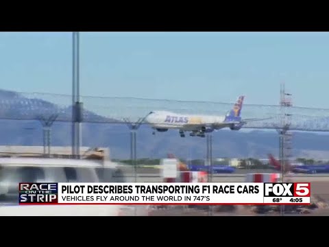 Pilot describes transporting F1 race cars