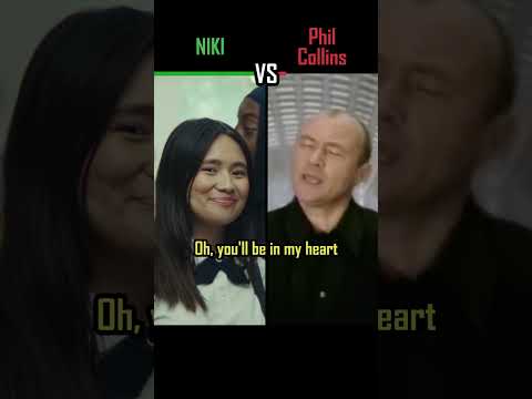 NIKI vs PHIL COLLINS - You'll Be In My Heart - #shorts #versus #music