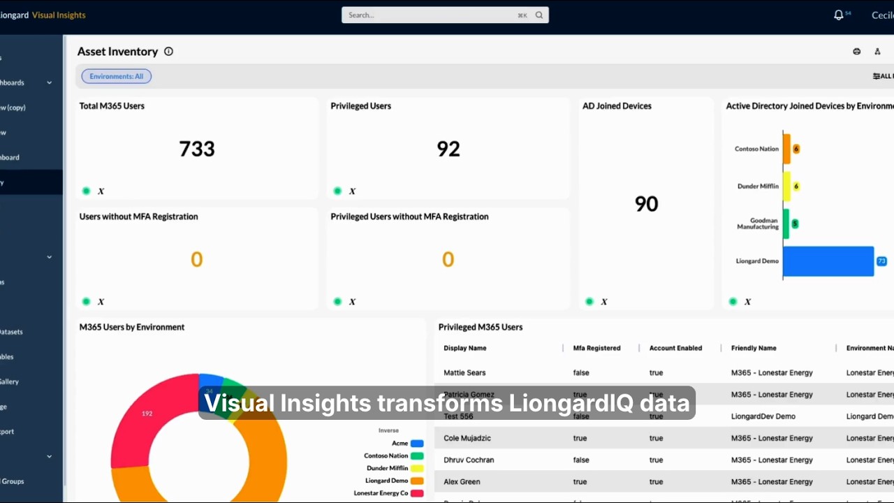 Visual Insights Pro | External Data + Branded Dashboards in LiongardIQ