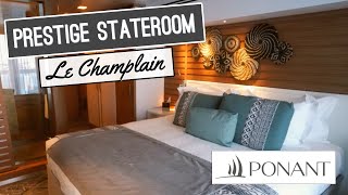 Ponant Le Champlain | Prestige Stateroom Tour