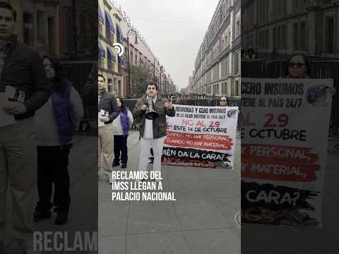 ¡Llevan sus reclamos hasta Palacio Nacional! ✊💥