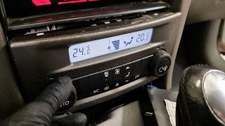 Le contrôle de la climatisation de la Renault Laguna II ne fonctionne pas RÉPARER