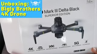 Unboxing: Bigly Brothers E59 Mark III 4K Drone