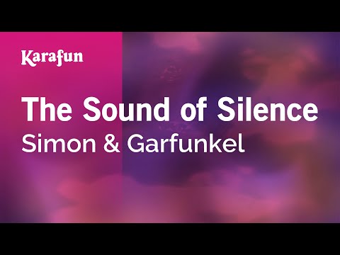 The Sound of Silence - Simon & Garfunkel | Karaoke Version | KaraFun