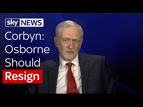 Jeremy Corbyn Talks Iain Duncan Smith And Says George Osborne Should Resign