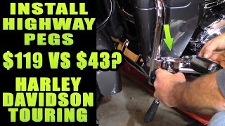 How To Install Highway Pegs Harley Davidson Touring