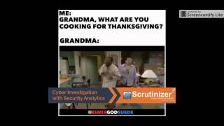 Grandma Thanksgiving Rap Song "Beans Greens Potatoes Tomatoes" Lyrics @Vick2hot