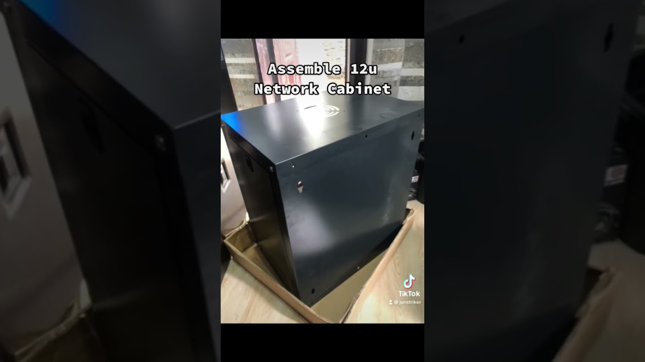 Watch video 12u Data cabinet assemble Now 12u Data cabinet assemble