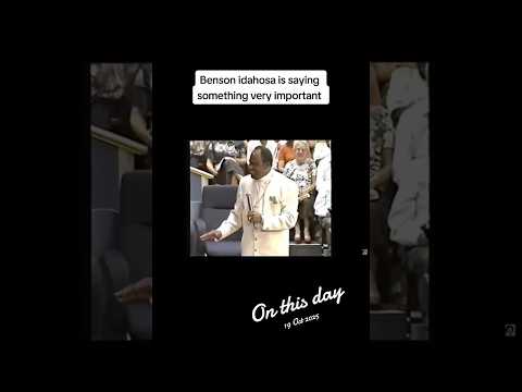#archbishopbensonidahosa