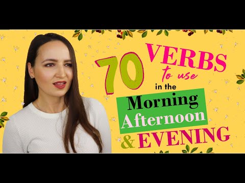 139. Verbs to use in the Morning, Afternoon and Evening | Daily Activities in Russian |Daily Routine
