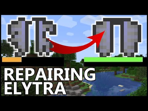 How To REPAIR ELYTRA In Minecraft