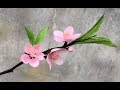 ABC TV | How To Make Peach Blossom Flower From Crepe Paper - Craft Tutorial