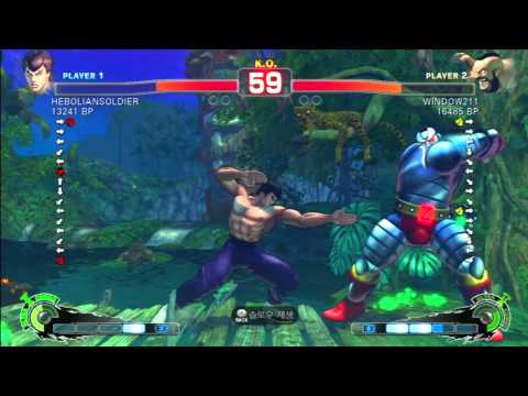 SSF4 Rank Match  HEBOLIANSOLDIER (FE)  vs  WINDOW211 (ZA)