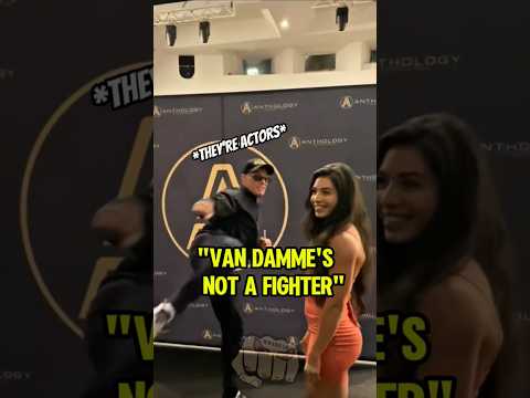 He Was A Fighter, Van Damme Was NOT 😱 #ufc #kungfu