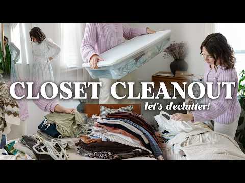 Massive CLOSET CLEAN OUT | Decluttering + Organizing My Entire Wardrobe (This Was NEEDED!)