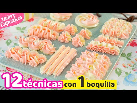 12 Tipos De Decoraciones Con Una Sola Boquilla